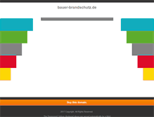 Tablet Screenshot of bauer-brandschutz.de